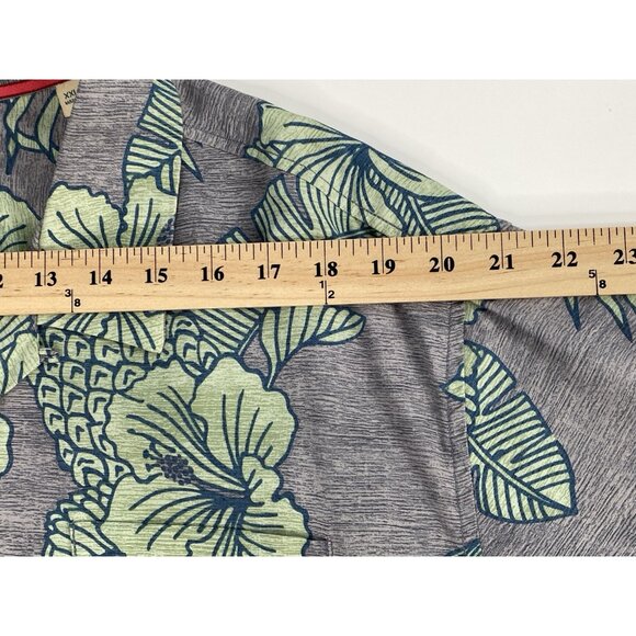 Tommy Bahama 100% Silk Men’s 2XL Island Modern Aloha Camp Shirt Marlin Pineapple - Picture 16 of 16